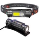 Налобний фонарь Bailong BL-8101 XPE+COB ЗУ USB - зображення 3