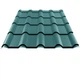 Металлочерепица АФИНА KLEVERSTEEL 1185/1085 мм 0,45 мм RAL 6005 Зеленый - изображение 1