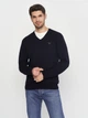 Пуловер GANT Extrafine Lambswool V-Neck 8010520 Marine 2XL - изображение 1