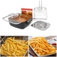 Сковорода глибока фритюрниця пароварка 8 в 1 TOP KITCHEN з антипригарним покриттям 24 см кришка - зображення 1