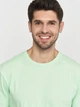 Футболка хлопковая длинная мужская Gildan Softstyle gi64000min 2XL Зеленая мята (5000000088588) - изображение 4