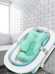 Матрасик для купания с ремнями безопасности для детской ванной Baby Bath Pillow 2 бирюзовый (GS-63682) - изображение 6