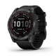 Смарт-часы Garmin Fenix 7X Sapphire Solar Carbon Gray DLC Titanium with Black Band (010-02541-10); 1.2" (240x240) MIP / 32 ГБ встроенной / Bluetooth / Wi-Fi, GPS, GLONASS, Galileo, NFC / до 14 дней / 10 ATM / 42 х 42 х 14.1 мм, 58 г / черный - изображение 1