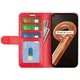 Чехол-книжка Deexe Wallet Style для Realme 9i / Oppo A76 / Oppo A96 - Red - изображение 4