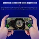 Игровые напальчники сенсорные с светящемся ночью эмблемой для игр в Pubg Mobile CoD 2 шт Черный - изображение 2