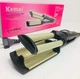 Плойка щипцы для завивки волос тройная Kemei KM 2022 Pro Чёрная - изображение 9