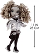 Кукла Rainbow High Shadow Series 1 Nicole Steel Grayscale - Кукла Рейнбоу Шедоу Хай Николь Стил (583585) - Школа Тени - изображение 8