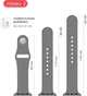 Ремешок Intaleo Silicone для Apple Watch 42/44 mm Grey (1283126494352) - изображение 5