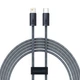 ​Кабель Baseus Lightning to Type-C Dynamic Series Fast Charging PD 20W cable CALD000116 2m gray - зображення 1