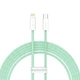 Кабель Baseus Lightning to Type-C Dynamic Series Fast Charging PD 20W cable CALD000106 2m green - зображення 1