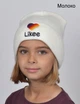 Шапка на флисе Arctic Likee, размер 52-55 см, детская, подростковая, зимняя, осенняя молочная - изображение 2
