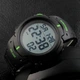 Спортивний годинник чоловічий SKMEI вологозахист 5атм 1068 Black/Green - зображення 3