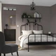 Ліжко IKEA SAGSTUA 140х200 см чорне (892.688.92) - зображення 2