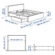 Ліжко з 2 ящиками IKEA MALM 160х200 см шпон біленого дуба (491.304.77) - изображение 10