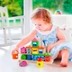 Деревянная пирамидка Viga Toys Городок (50043) - изображение 4