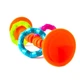 Прорезыватель-погремушка на присосках Fat Brain Toys pipSquigz Loops оранжевый (F165ML) - изображение 3
