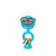 Прорезыватель-погремушка на присосках Fat Brain Toys pipSquigz Loops бирюзовый (FA166-1) - изображение 1