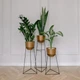 Комплект металлических подставок для цветов и вазонов Adore Décor "Скандинавские", черный - изображение 3