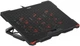 Подставка для ноутбука до 17" Crown CMLS-402 Black LED-подсветка Red вентиляторы 6шт (70x15mm) - изображение 1