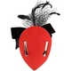 Вуалетка Серце SETA Decor 22-302RD-BLK - изображение 2