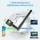 Адаптер Wi-Fi/Bluetooth для ПК та ноутбука U&P WB702 двохдіапазонний 2.4/5 ГГц 600 Мбіт/с USB Plug&Play Black - зображення 5