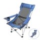 Кресло шезлонг раскладное Lesko SW233 Blue для отдыха и туризма - изображение 2