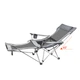 Кресло шезлонг раскладное Lesko SW233 Gray для дачи и отдыха - изображение 4