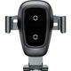 Автомобильный держатель холдер с БЗУ Baseus Wireless Charger Explore Gravity Car Mount WXYL-K01 Black - изображение 3