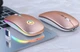 Беспроводная мышь FlyBat A2 Розовая 1600 dpi RGB с подсветкой - изображение 2