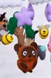 Детский музыкальный мобиль на кроватку для младенцев WooolyWool «В гостях в Винне» с 35 мелодиями (М031) - изображение 2