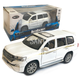 Машинка металева Toyota Land Cruiser «AutoExpert» Toyota джип білий, звук, світло, інерц., відкр. двері, багаж, капот, 15*6*6 см (11701W) - зображення 1