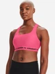 Спортивный топ для бега женский Under Armour UA Crossback Mid Bra 1361034-653 M Розовый (194513955046) - изображение 1