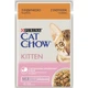Вологий корм для кошенят Cat Chow Kitten 85 г - індичка та цукіні - изображение 1