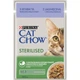 Вологий корм для котів Cat Chow Sterilised 85 г - ягня та квасоля - изображение 1