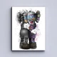 Картина Холстович KAWS №3 75x100 см. Картина для офиса, гостиной, спальни, интерьера - изображение 5