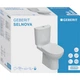 Унитаз-компакт GEBERIT Selnova 501.753.00.1 Rimless c бачком и сиденьем Soft Close дюропласт - изображение 3