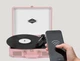 Вініловий програвач Auna Peggy Sue Rose з Bluetooth - зображення 2