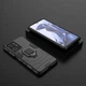Чохол Fiji Ring для Xiaomi 11T/11T Pro броньований бампер з кільцем чорний - зображення 3