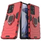 Чехол Fiji Ring для Xiaomi 11T / 11T Pro бронированный бампер с кольцом красный - изображение 1