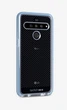 Противоударный чехол Tech21 Evo Check для LG V50 ThinQ Shark Blue - изображение 12