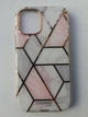 Противоударный чехол с защитой экрана i-Blason Cosmo Classic для Iphone 12 Mini (5.4") Marble - изображение 2