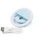 Светодиодное селфи-кольцо Selfie Ring Light с USB-зарядкой 3 режима голубое - изображение 2