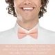 Бабочка Bow Tie House нежно-персиковая с габардина однотонная 09446 - изображение 5