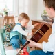 Текстиль для стульчика Stokke Tripp Trapp от 18 месяцев Lucky Grey (100365) (7040351003650) - изображение 7