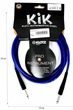 Кабель инструментальный KLOTZ KIK INSTRUMENT CABLE BLUE 3 M - изображение 2