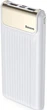 Портативная батарея Baseus Thin QC3.0 Digital display Power bank 10000mAh White - изображение 3