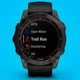 Спортивные часы Garmin Fenix 7 Sapphire Solar Carbon Gray DLC Titanium with Black Band - изображение 5