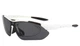 Очки велосипедные Robesbon 0089 спортивные велоочки White-Black - изображение 1