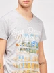 T-shirt GAS 542981182612-0174 XXL Szary Melanż (8056775481980) - obraz 3