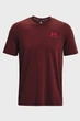 Мужская бордовая футболка UA LOGO EMB HEAVYWEIGHT Under Armour M 1373997-690 - изображение 5